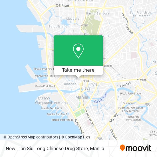 New Tian Siu Tong Chinese Drug Store map