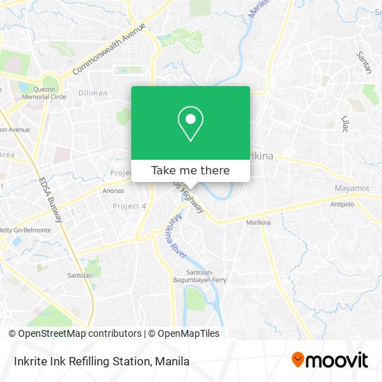 Inkrite Ink Refilling Station map
