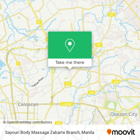 Sayouri Body Massage Zabarte Branch map