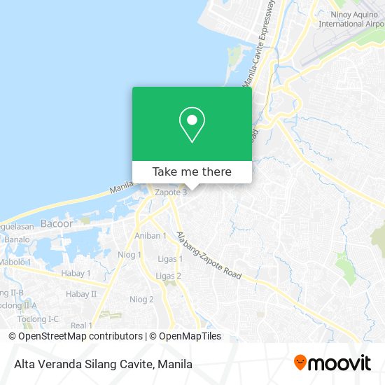 Alta Veranda Silang Cavite map