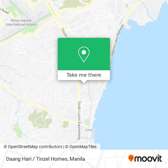 Daang Hari / Tinzel Homes map