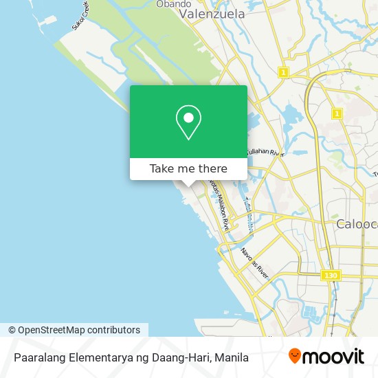 Paaralang Elementarya ng Daang-Hari map