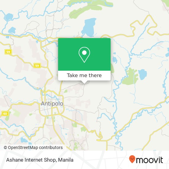 Ashane Internet Shop map