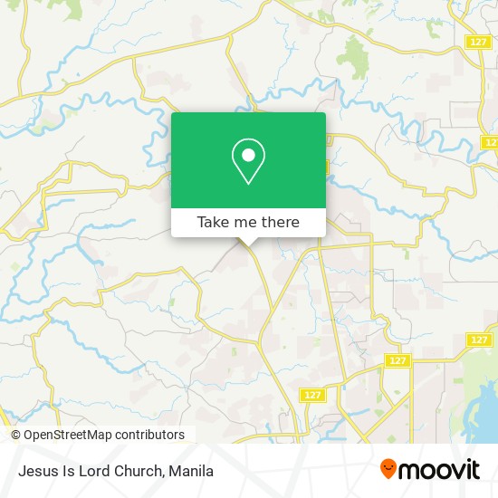 Jesus Is Lord Church map