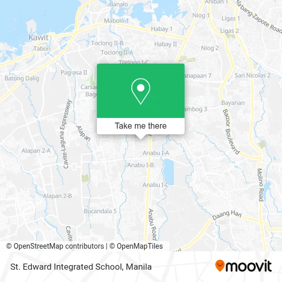 St. Edward Integrated School map