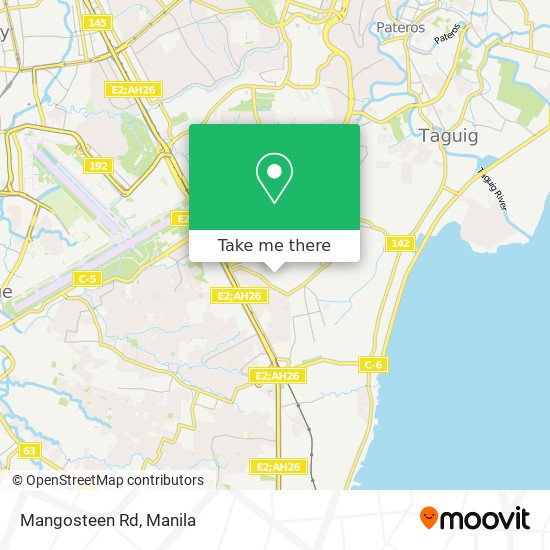 Mangosteen Rd map
