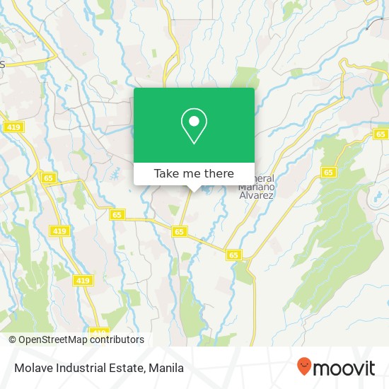 Molave Industrial Estate map
