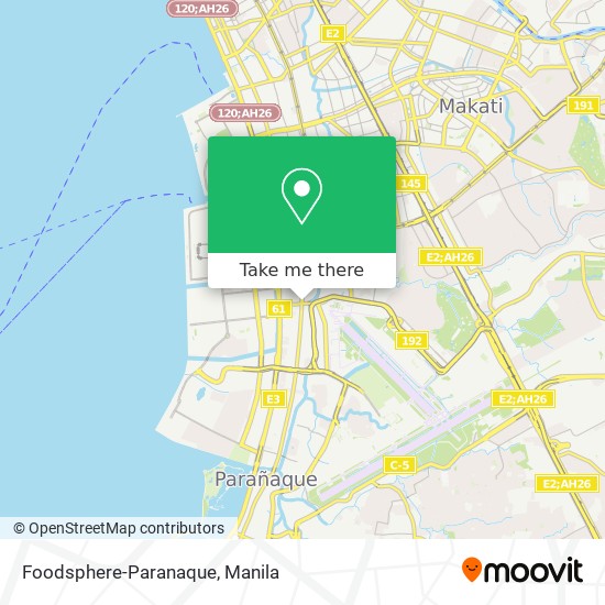 Foodsphere-Paranaque map