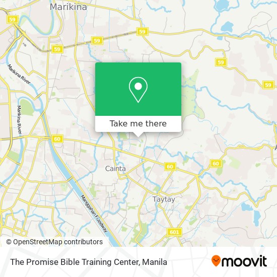The Promise Bible Training Center map