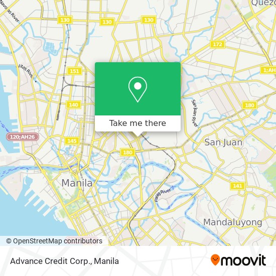 Advance Credit Corp. map