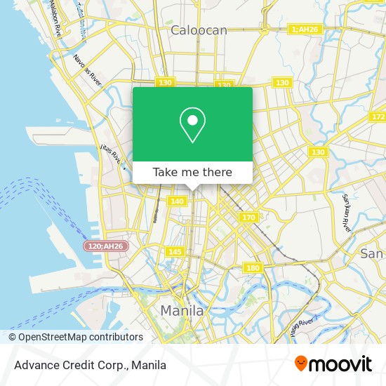 Advance Credit Corp. map