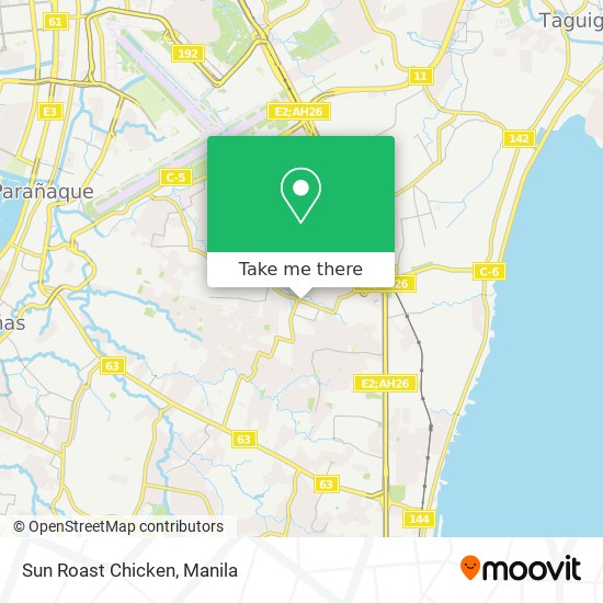 Sun Roast Chicken map