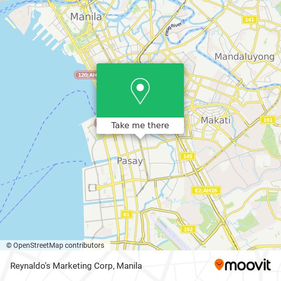 Reynaldo's Marketing Corp map