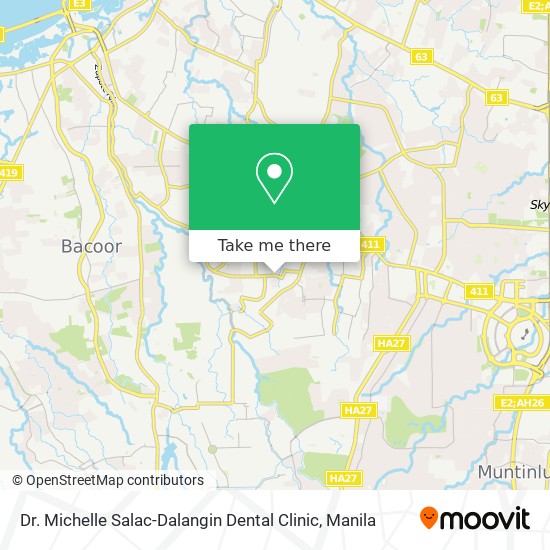 Dr. Michelle Salac-Dalangin Dental Clinic map