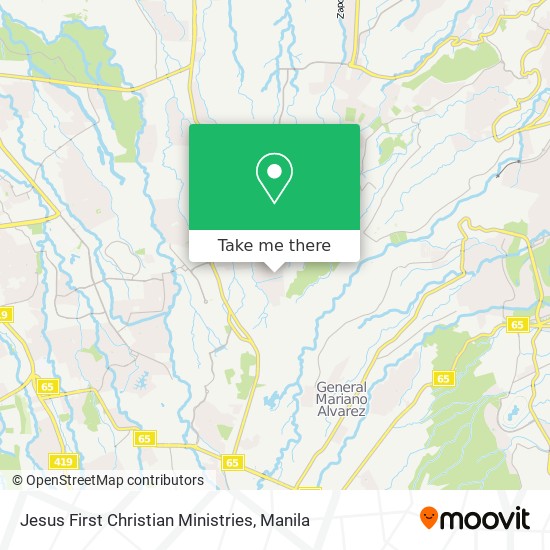 Jesus First Christian Ministries map