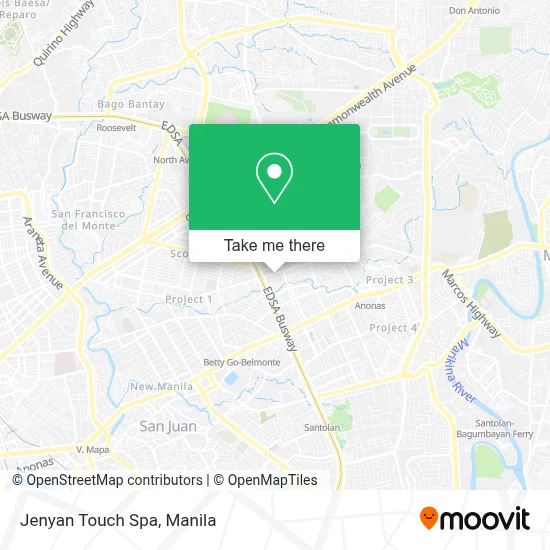 Jenyan Touch Spa map