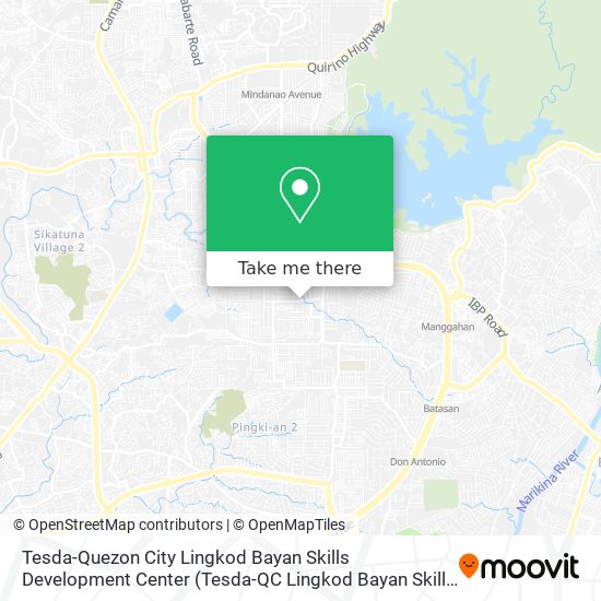 Tesda-Quezon City Lingkod Bayan Skills Development Center (Tesda-QC Lingkod Bayan Skills Dev) map