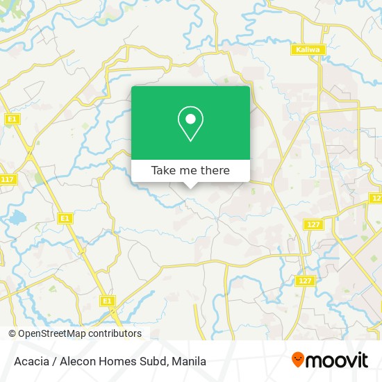 Acacia / Alecon Homes Subd map