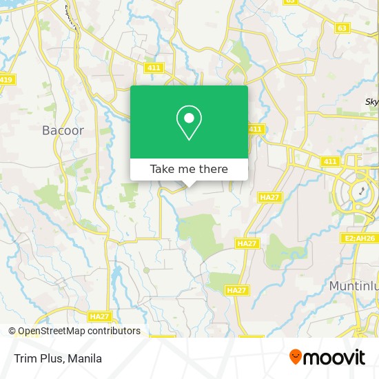 Trim Plus map