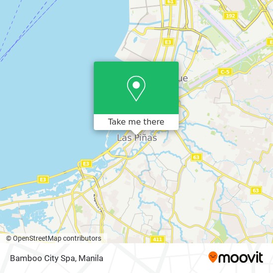Bamboo City Spa map