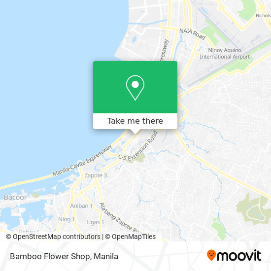 Bamboo Flower Shop map