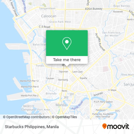 Starbucks Philippines map