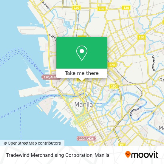 Tradewind Merchandising Corporation map