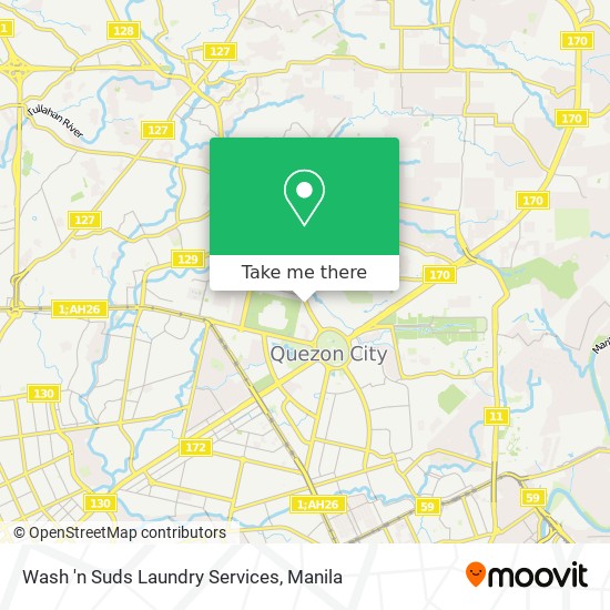 Wash 'n Suds Laundry Services map