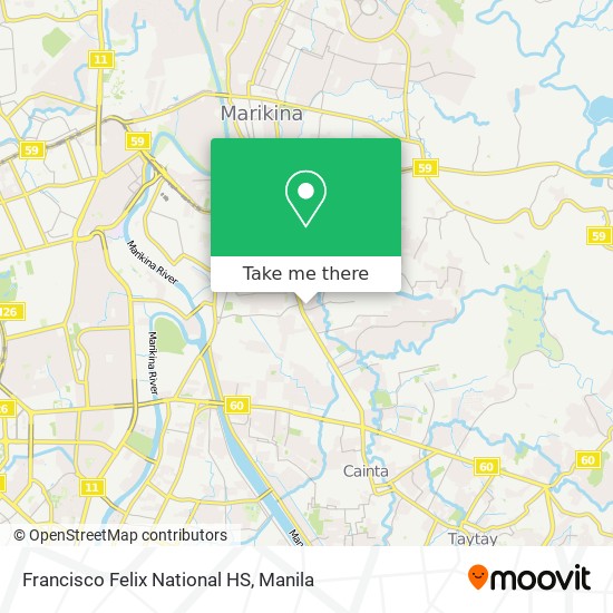Francisco Felix National HS map