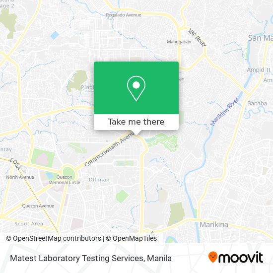 Matest Laboratory Testing Services map