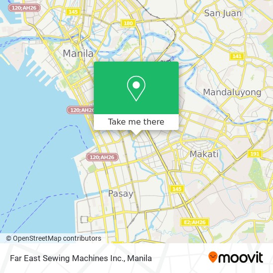 Far East Sewing Machines Inc. map