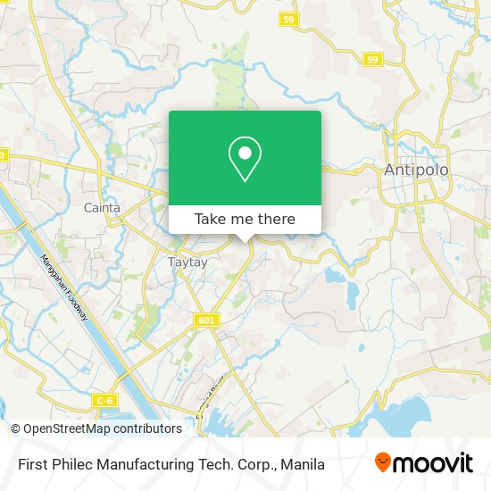 First Philec Manufacturing Tech. Corp. map
