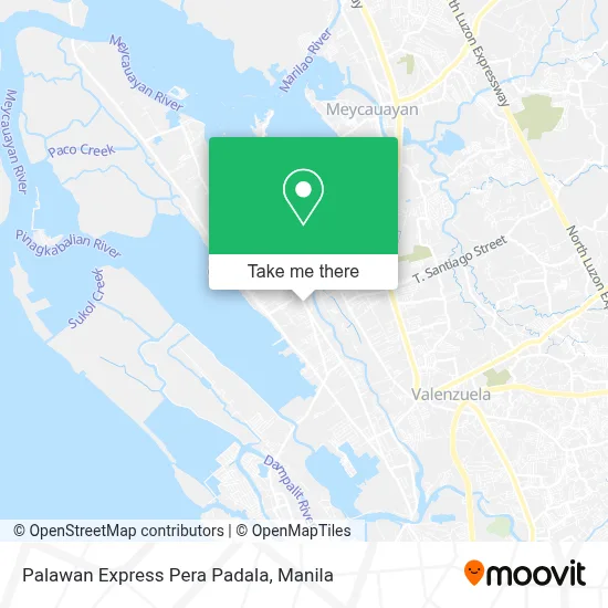 Palawan Express Pera Padala map