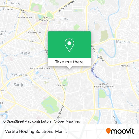 Vertito Hosting Solutions map