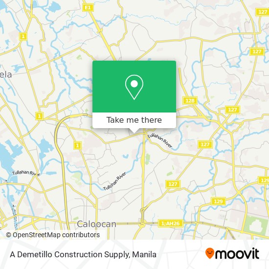 A Demetillo Construction Supply map