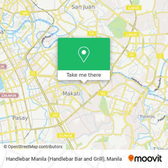 Handlebar Manila (Handlebar Bar and Grill) map