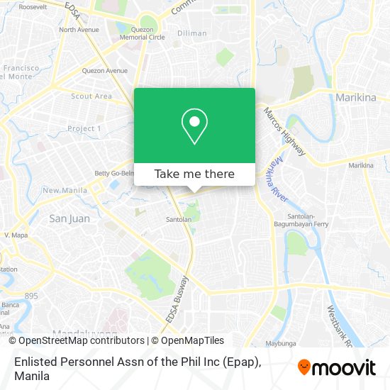 Enlisted Personnel Assn of the Phil Inc (Epap) map