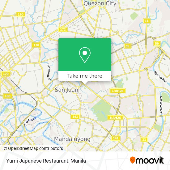 Yumi Japanese Restaurant map