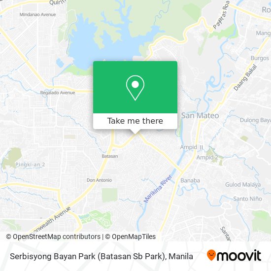 Serbisyong Bayan Park (Batasan Sb Park) map
