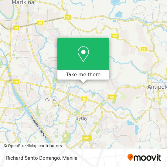 Richard Santo Domingo map