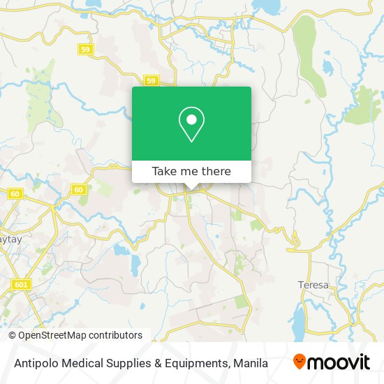 Antipolo Medical Supplies & Equipments map