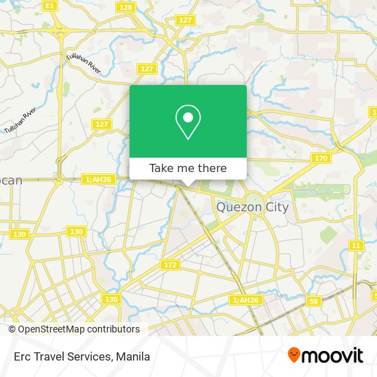 Erc Travel Services map