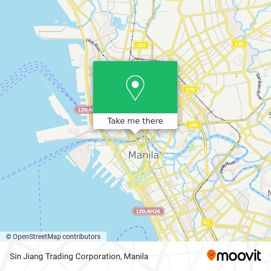 Sin Jiang Trading Corporation map