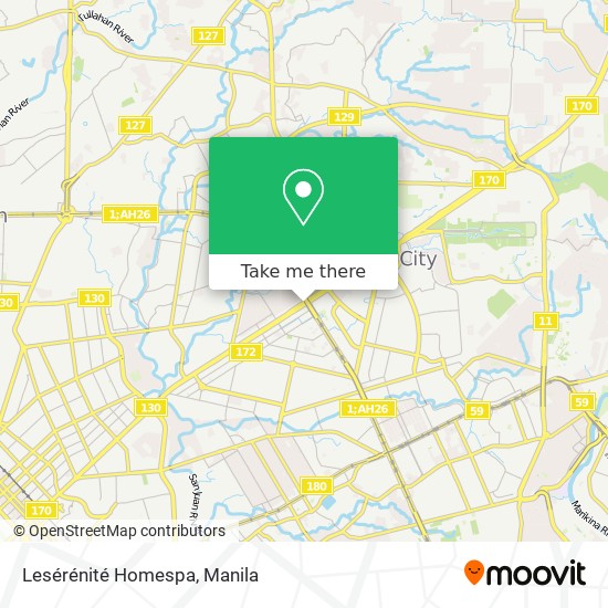 Lesérénité Homespa map