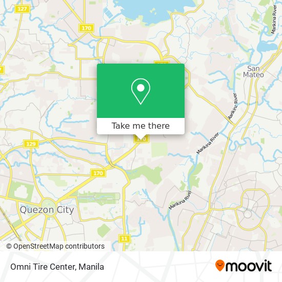 Omni Tire Center map