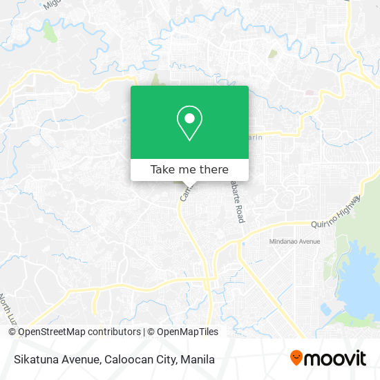 Sikatuna Avenue, Caloocan City map