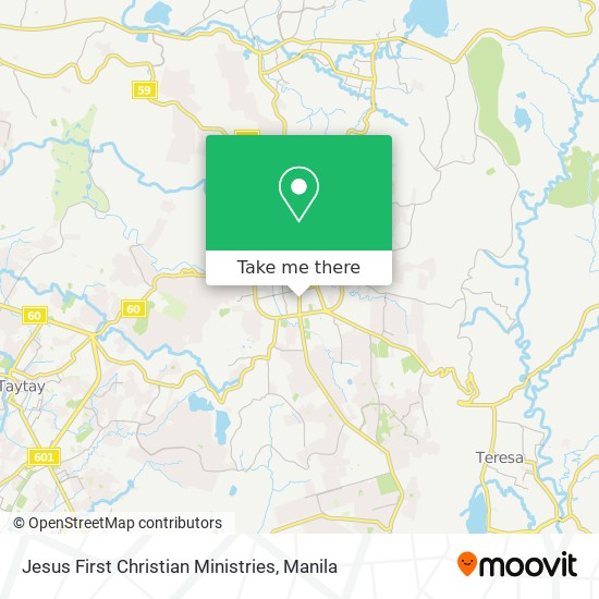 Jesus First Christian Ministries map