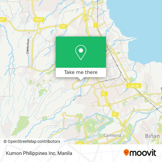 Kumon Philippines Inc map