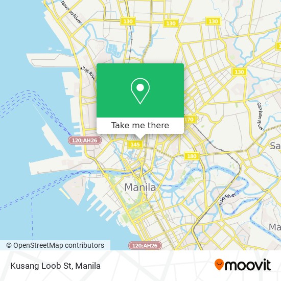 Kusang Loob St map