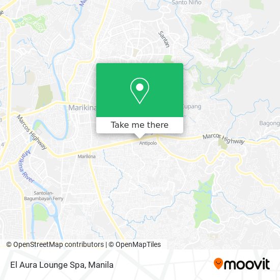 El Aura Lounge Spa map